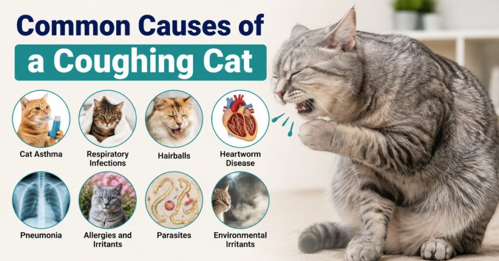 coughing in cats