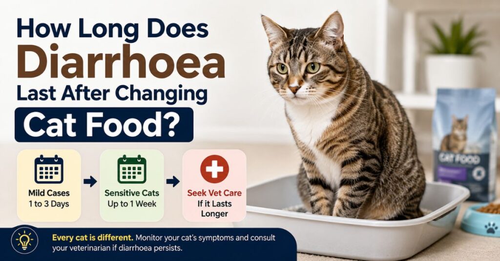 cat food change diarrhea
