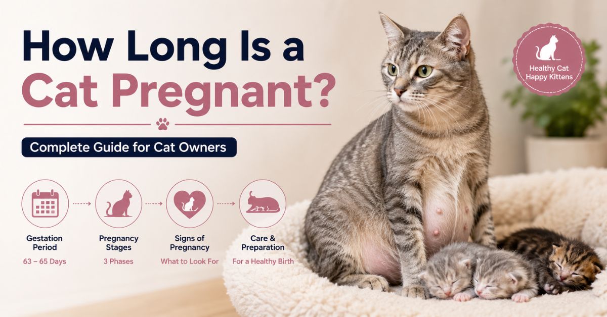 how long is a cat pregnant