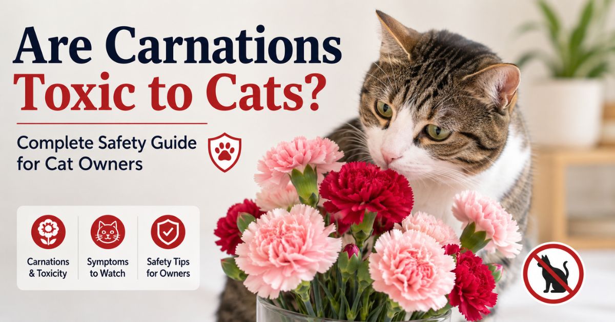 are carnations toxic to cats
