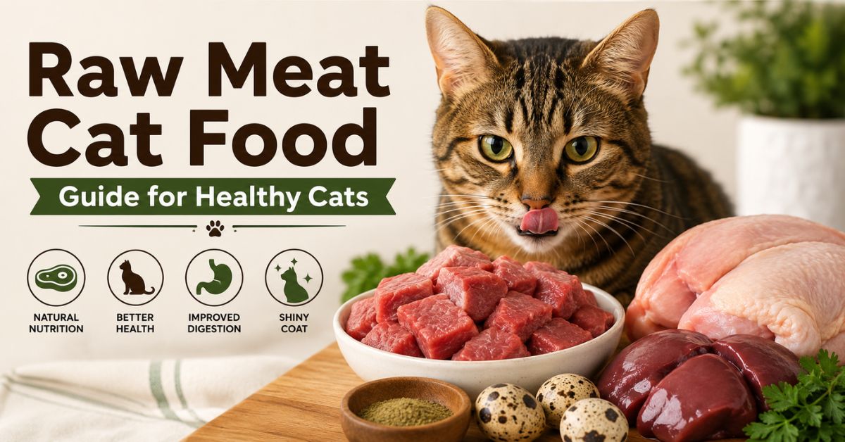 raw meat cat food