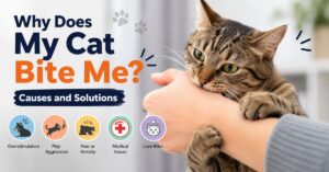why does my cat bite me