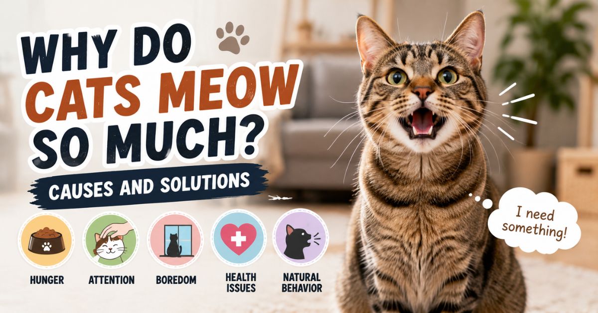 why do cats meow so much