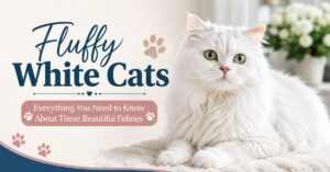 fluffy white cats