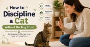 how to discipline a cat