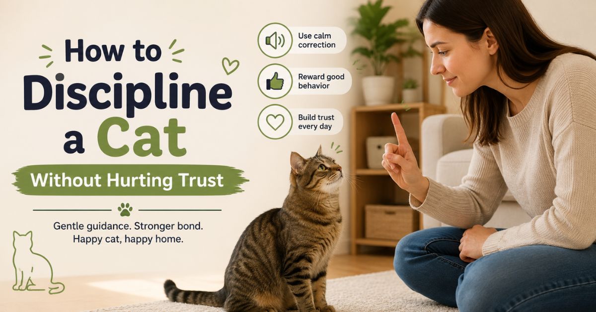 how to discipline a cat