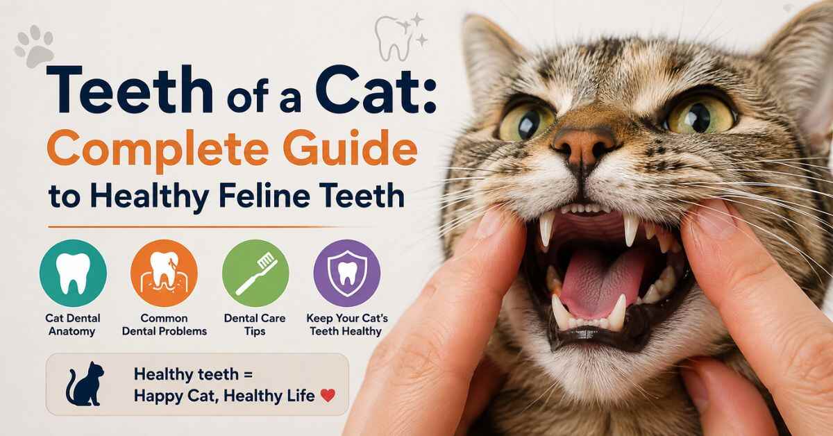 teeth of a cat