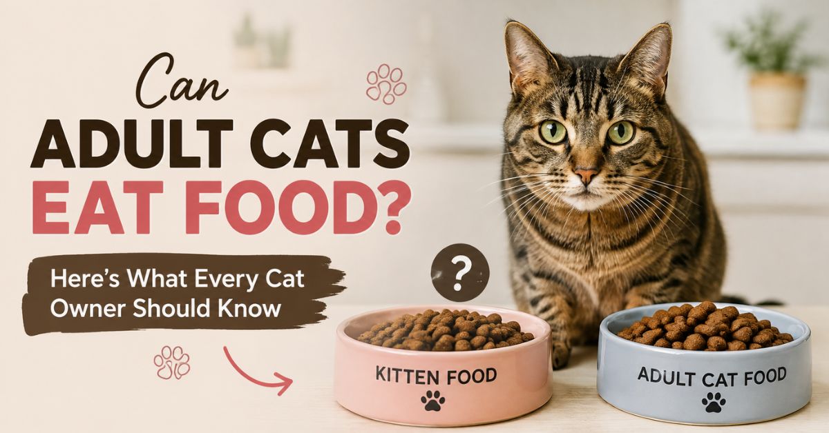can adult cats eat food