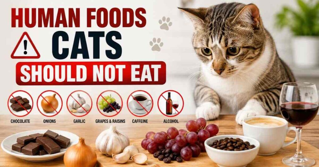 Safe human foods for cats