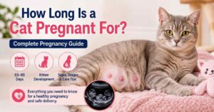 how long is a cat pregnant for